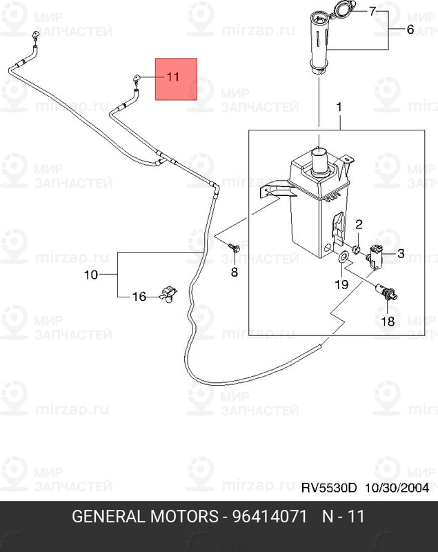 Запчасть GM 96414071