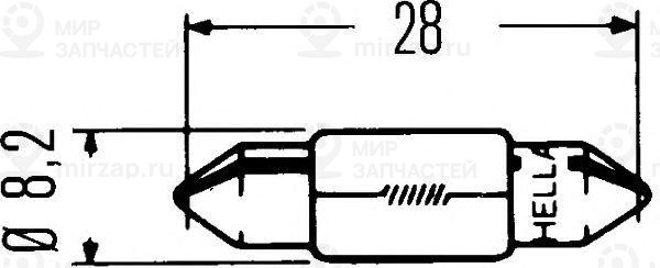 Запчасть HELLA 8GM002094121
