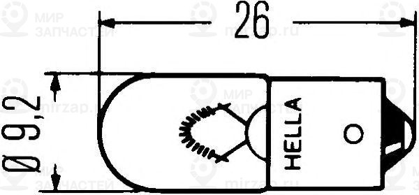 Запчасть HELLA 8GP002067241