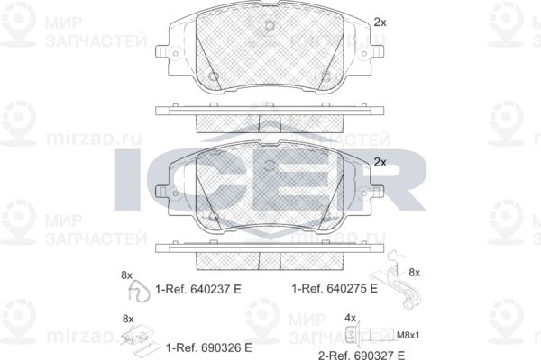 Запчасть ICER 182430208
