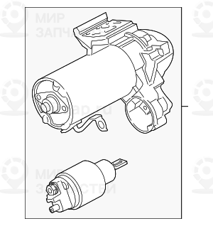 Стартер
 BMW 12415A33FB9