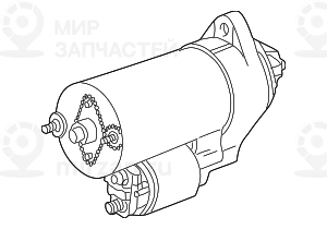 Стартер 1,4KW! заменен на 12417501738
 BMW 12417501668