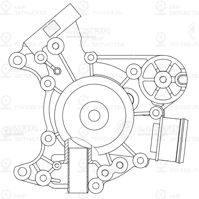 Запчасть LUZAR LWP1066