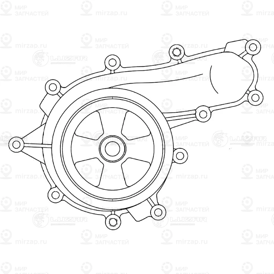 Запчасть LUZAR LWP2706