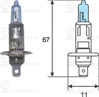 Лампа накаливания, фара дальнего света MAGNETI MARELLI 002601100000