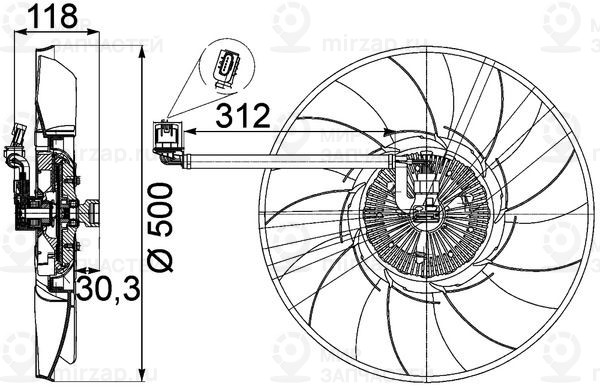 Запчасть MAHLE CFF468000P