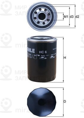 Запчасть MAHLE HC6