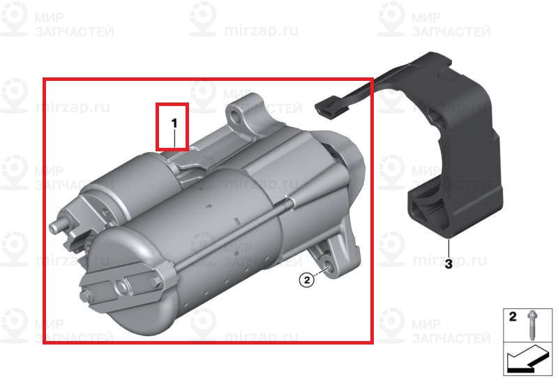 Anlasser
 BMW 12418580390