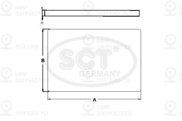 Фильтр Салона Hyundai Tucson/Ix35/Kia Sportage 10 SCT Germany SA1281