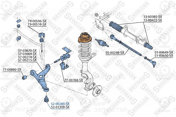 Запчасть STELLOX 5200285SX