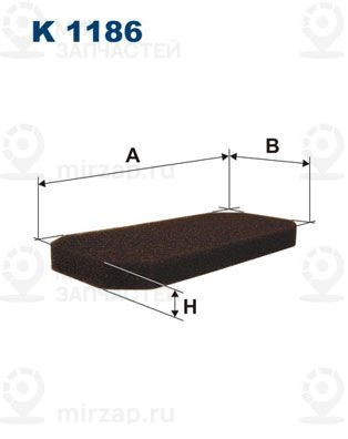 Запчасть FILTRON K1186
