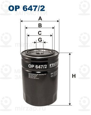 Запчасть FILTRON OP6472