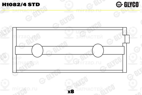 Запчасть GLYCO H10824STD