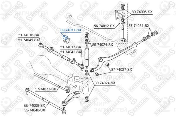 Запчасть STELLOX 8974017SX