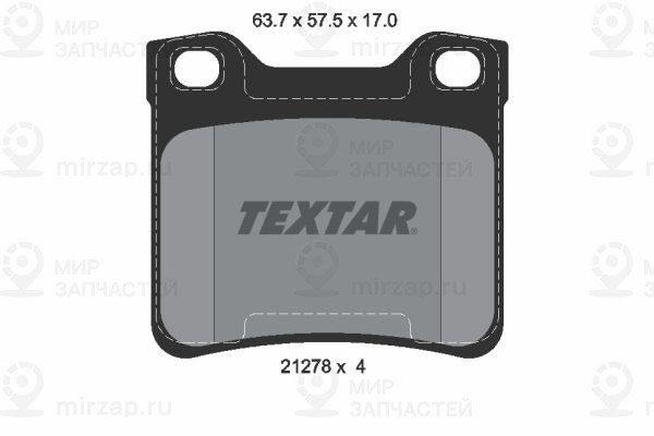 Запчасть TEXTAR 2127803