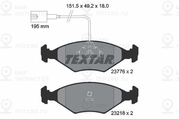 Запчасть TEXTAR 2377601