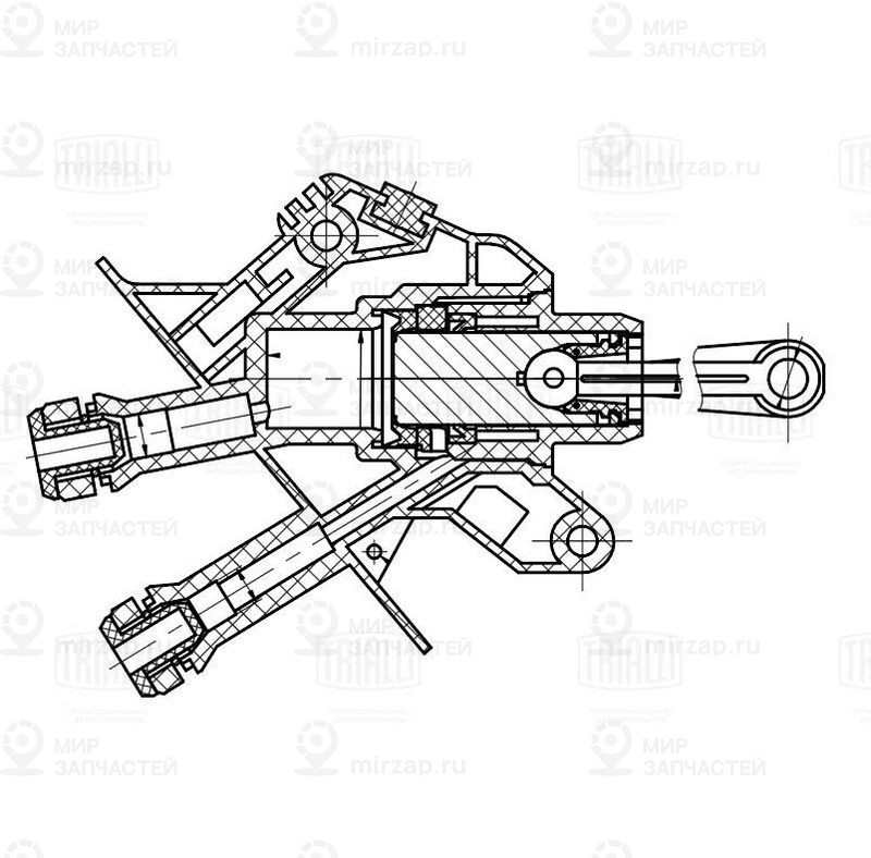Главный цилиндр сцепления TRIALLI CF8015
