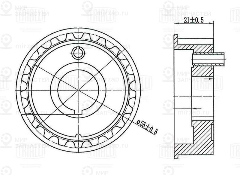 Запчасть TRIALLI CG101