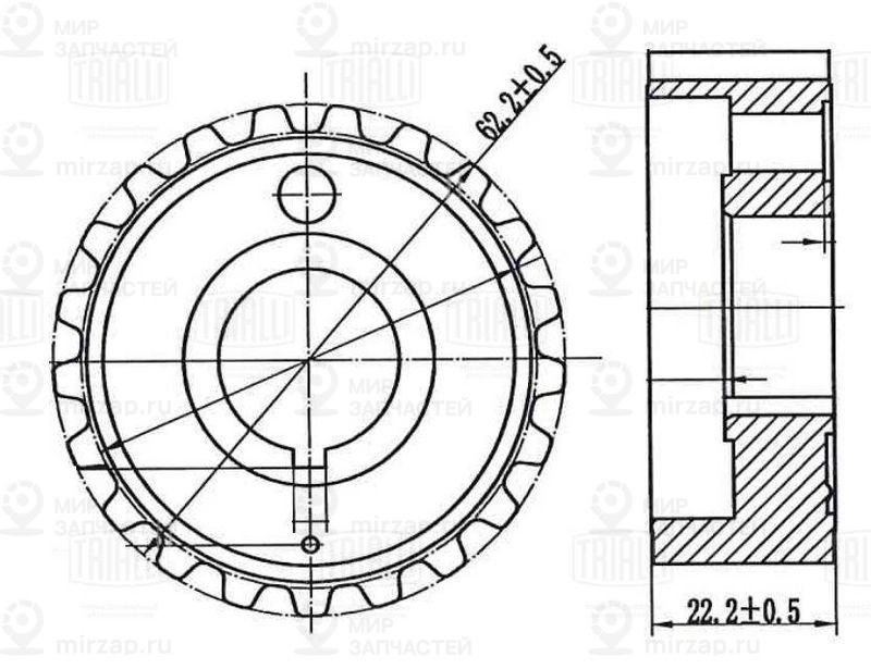 Запчасть TRIALLI CG108