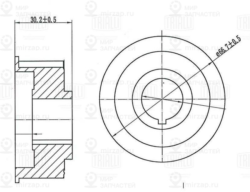 Запчасть TRIALLI CG109