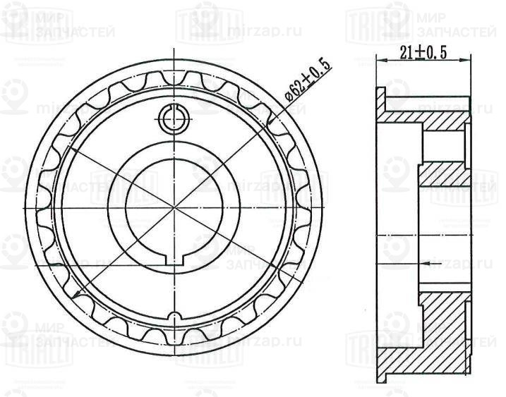 Запчасть TRIALLI CG112