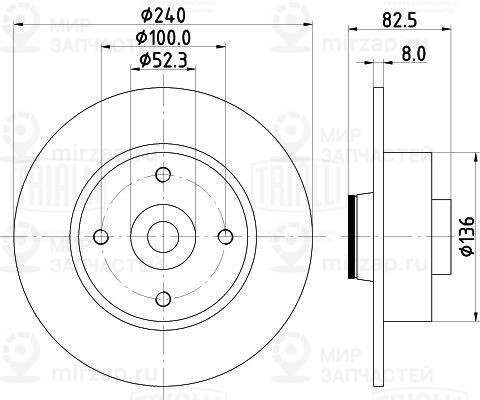 Запчасть TRIALLI DF095108