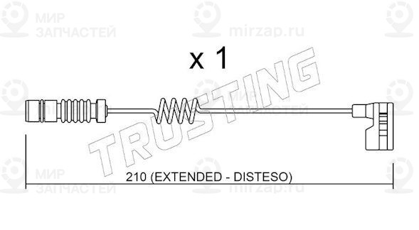 Запчасть TRUSTING SU209