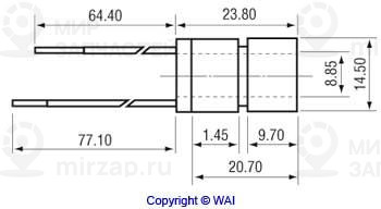 Запчасть WAI 2882853