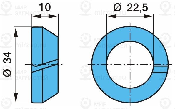 Запчасть BPW 0314300020