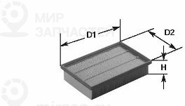 Запчасть CLEAN FILTER MA606