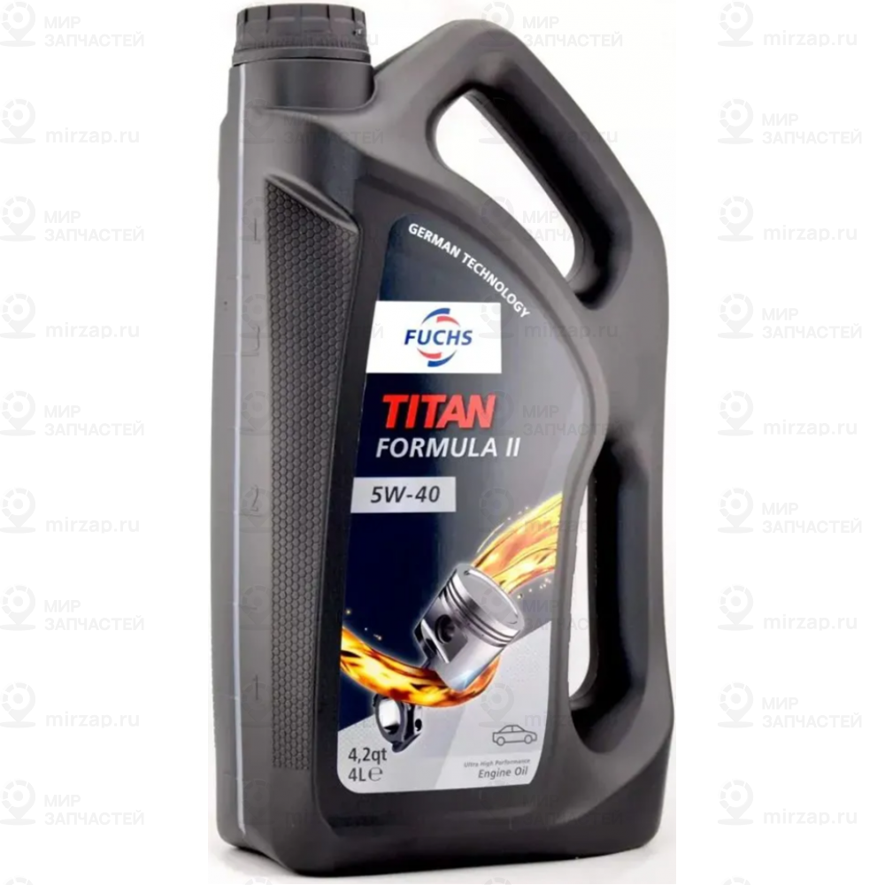 Масло Моторное Formula Ii 5W-40 4L (Ru)  Acea C3  Bmw Ll-04/Mb-229.31/229.51/ 22 Fuchs 0059941003