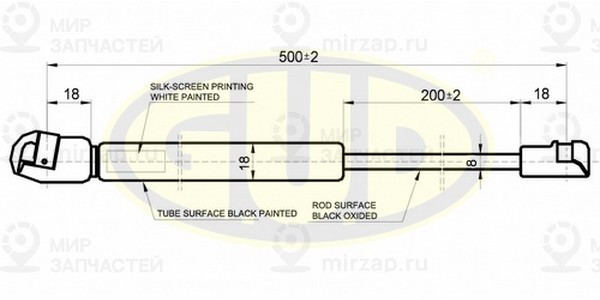 Запчасть G.U.D GGS020545
