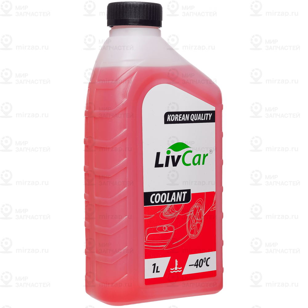 Антифриз Готовый Livcar Coolant Red -40 1Л LIVCAR LCA40001R