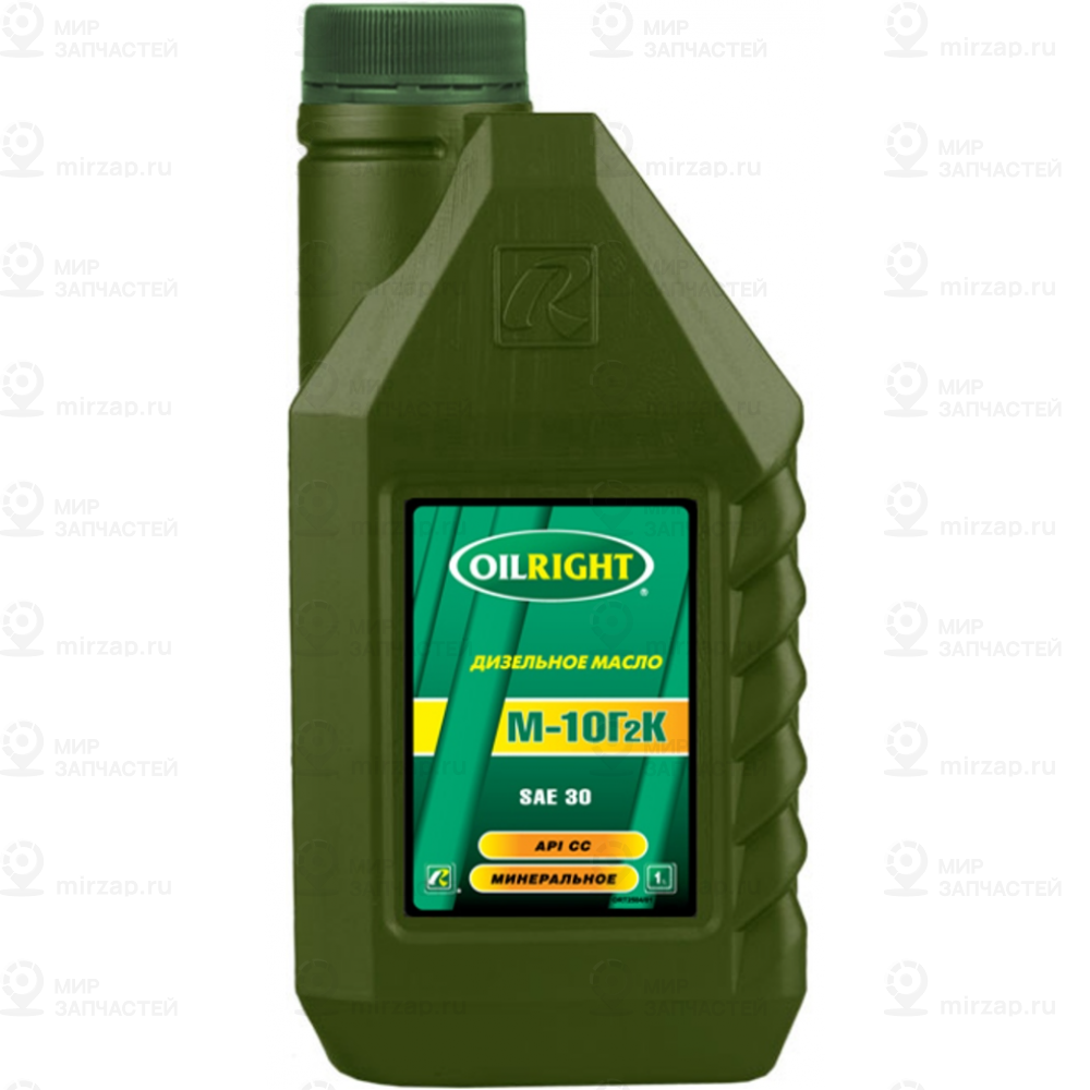 Масло Моторное Oilright М-10Г2к Sae30 Минеральное 1 Л 2504 OIL RIGHT 2504