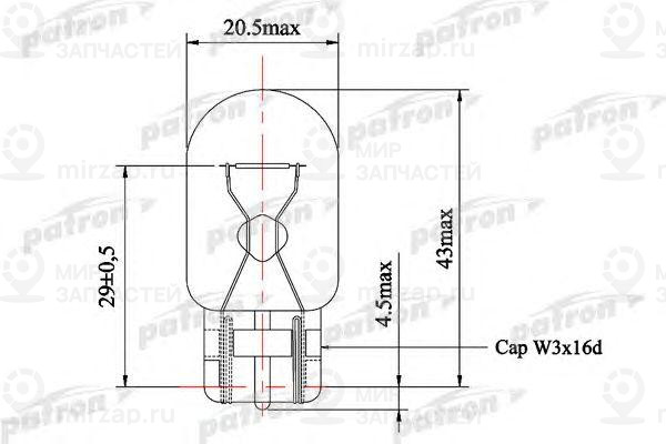 Запчасть PATRON PLW21W