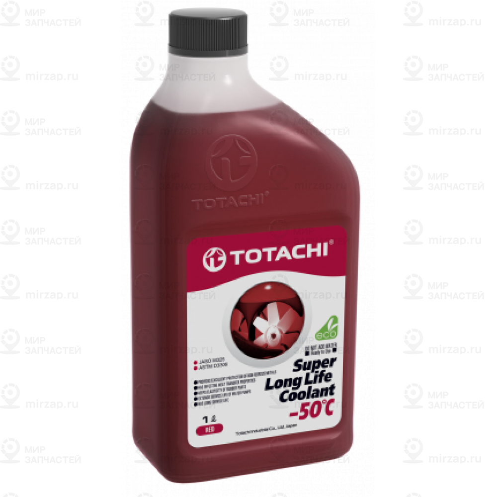 Жидкость Охлаждающая Низкозамерзающая Totachi Super Long Life Coolant Red -50C 1 TOTACHI 41901