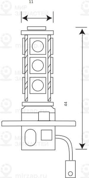 Запчасть Маяк 12H3W14SMD5630BL