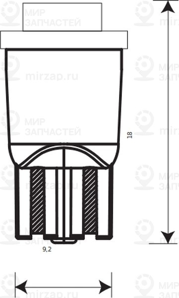 Запчасть Маяк 12T10W1SMD
