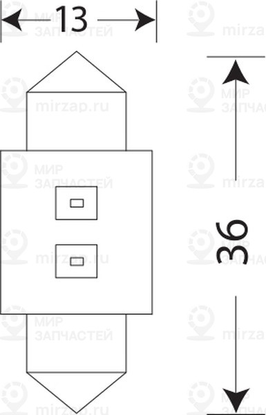 Запчасть Маяк 12T11X36CAN062BL