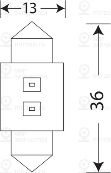 Запчасть Маяк 12T11X41CAN062BL