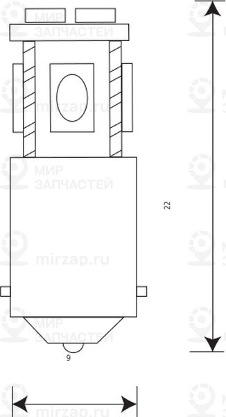 Запчасть Маяк 12T8W6SMD56302BL