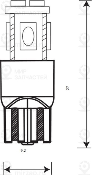 Запчасть Маяк 24T10W6SMD2BL