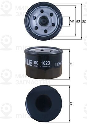 Запчасть MAHLE OC1023
