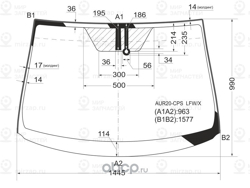 Запчасть XYG AUR20CPSLFWX