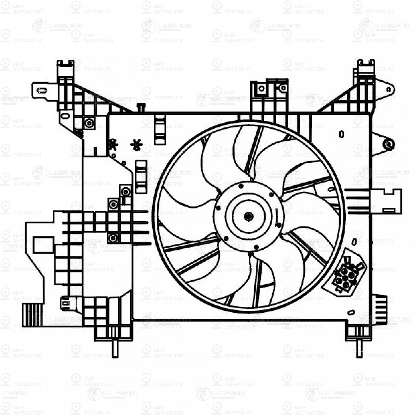Запчасть LUZAR LFK0952