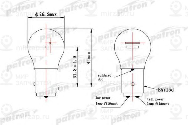 Запчасть PATRON PLP215W