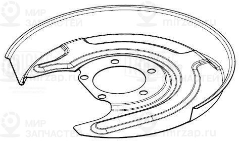Запчасть TRIALLI BDSP2587