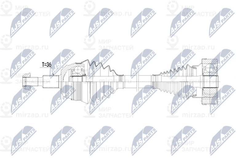 Запчасть NTY NPWAU087