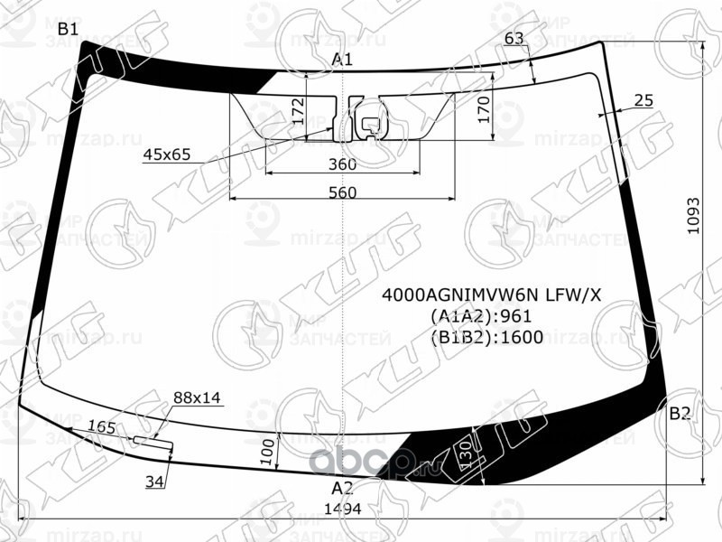 Запчасть XYG 4000AGNIMVW6NLFWX