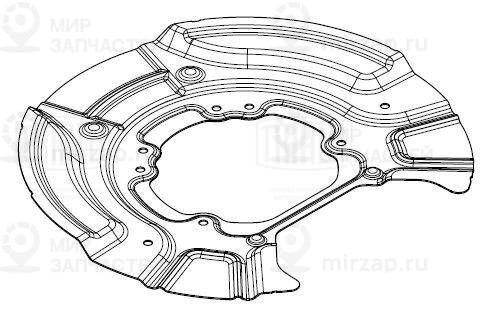 Запчасть TRIALLI BDSP2517